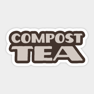 Compost Tea — light Sticker